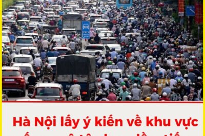 Hà Nội lấy ý kiến về khu vực cấm xe ô tô chạy dầu, tiến tới cấm xe máy ở nội thành