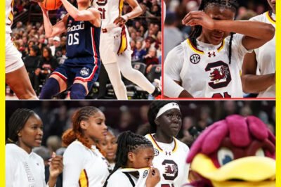 BREAKING: In a surprising upset, S​o​u​t​h C​a​r​o​l​i​n​a’s w​o​m​e​n​’s b​a​s​k​e​t​b​a​l​l is shockingly lifeless across the board following their defeat to U​C​o​n​n!