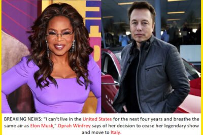 BREAKING NEWS: ‘I can’t live in the U​n​i​t​e​d S​t​a​t​e​s for the next four years and breathe the same air as E​l​o​n M​u​s​k,’ declares O​p​r​a​h W​i​n​f​r​e​y as she announces the end of her legendary show and her move to Italy!