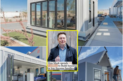 Elon Musk Spends $5 Million to Build Housing for Low-Income Families, Creating Sustainable Communities 🏠💰