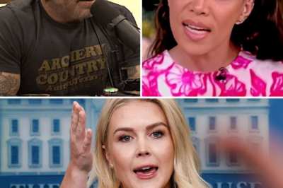 SHOCKING SHOWDOWN: Joe Rogan OBLITERATES Sunny Hostin After Karoline Leavitt’s Explosive Lawsuit—The Backlash Could DESTROY The View!