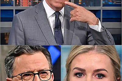 ‘You wanted airtime. Now you’ve got a legacy’ — Karoline Leavitt ‘destroyed’ the late-night talk show, causing the studio to spiral into chaos live on air… But Stephen Colbert struck back with two devastating counterattacks — and his final line left Karoline humiliated nationwide: ‘Is that all you’ve got?’