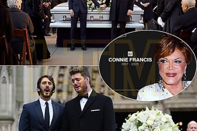 BREAKING: Josh Groban and Michael Bublé Unite at Dawn to Sing Connie Francis Home—An Unforgettable Farewell in Newark.