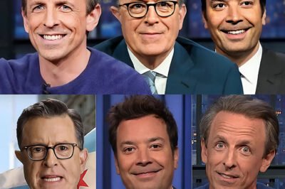 ST When the “Avengers” of Late Night Unite – A Historic Moment on The Late Show!