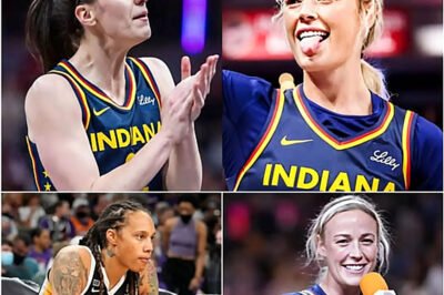 BREAKING: Caitlin Clark and Sophie Cunningham got revenge with a quiet win over Brittney Griner in the Fever win. They didn’t say a word, just responded with assists, three points and an unforgettable game, leaving Griner speechless at the end of the game….