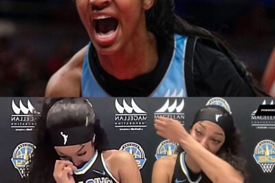 “Please stop, I’m begging everyone!” Angel Reese broke down in tears, pleading with fans to cease their criticism and insults. She revealed that she has endured countless hardships, including harassing midnight phone calls filled with cruel words like: “Loser, you dumb bastard, stop playing basketball!” In a moment of fury, Angel Reese firmly uttered eight sharp words…