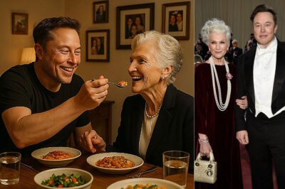 Not about rockets. Not about billions of dollars. Just a son having dinner with his mother.