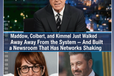 Maddow, Colbert, and Kimmel Just Walked Away From the System — And Launched a Newsroom That Has Networks Shaking 