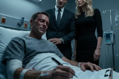 She made him sign the divorce papers while he lay broken in a hospital bed — but three years later, he walked back into her life, unrecognizable.