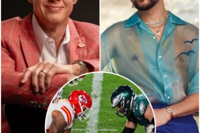 “The Showdown at the Fifty-Yard Line: Inside the Kansas City Chiefs’ Stunning Revolt Against Bad Bunny’s Super Bowl Halftime Show”