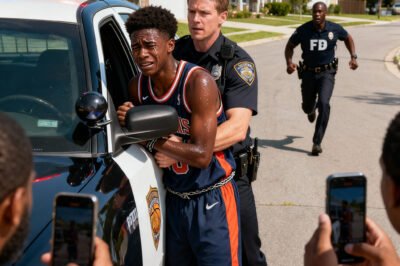 A racist police officer arrested and beat up a Black teenager for no reason — until the boy called his father, an FBI agent…