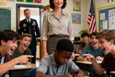 When the Black boy said, “My dad works at the Pentagon,” his teacher and classmates mocked him, calling him a liar and looking down on him. But ten minutes later, his father walked in—and the teacher’s reaction shocked everyone.