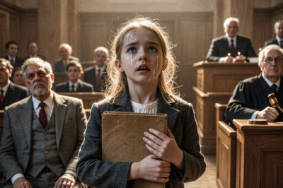 “Your Honor,” the little girl said, voice trembling but clear. “My dad didn’t steal anything — and I can prove it.”