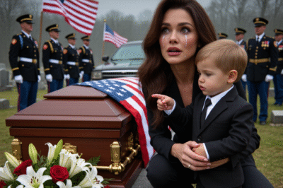 The priest had just said “ashes to ashes” when a small voice broke the silence: “Mommy, Daddy’s calling me.” Everyone smiled sadly — until what came next made every firefighter lower his head.