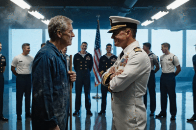 A Navy SEAL Commander Tried to Humiliate a “Custodian” During a Base Audit. He Demanded His Clearance. The Two Words He Heard Ended the Room.