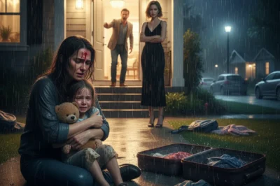 He brought his mistress home and threw me and my daughter out into the cold — yelling that we were nothing without him. A year later, he walked into my office… and I was sitting in his boss’s chair.