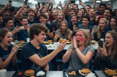 My “perfect-son” brother shoved a peanut-butter sandwich into my mouth to “fix” my allergy. He didn’t know the lunchroom CCTV captured it all, or that my bloodwork would reveal years of our family’s healthcare neglect.