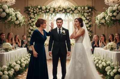 My mother-in-law beat me with a stick in the middle of our wedding because I refused to give her a dowry – but the mafia boss’s reaction made her deeply regret it…