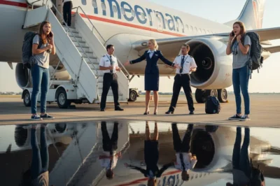 Two Black twin girls were refused boarding by a group of racist flight attendants — until they called their father, a billionaire CEO, demanding he cancel the entire flight and fire them immediately…