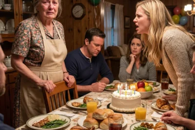 “THE NIGHT I STOPPED BEING INVISIBLE AT MY OWN TABLE”