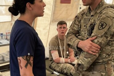 One second, the med tent at Camp Echo was its usual mess of buzzing fluorescents, clattering instruments, and guys yelling over each other. The next, it was like somebody hit mute on the whole world.