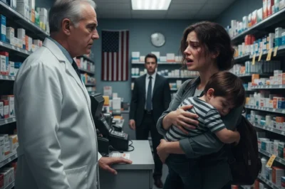 Poor mother cried because she didn’t have enough money to buy medicine for her seriously ill child – Billionaire standing behind her said: “Come with me”…