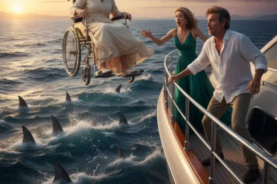 “Time to meet the sharks!” — the son and daughter-in-law pushed their elderly mother into the sea to steal her $10 million savings. But when they returned to the villa, the elderly mother was waiting for them… with a surprise.