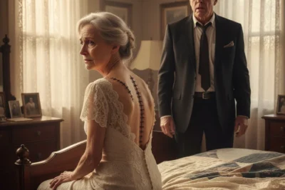 Meeting and marrying my first love at the age of 50, I was so happy and thought it was a dream… until the wedding night, looking at the long scar on her back revealed a secret buried 30 years ago…
