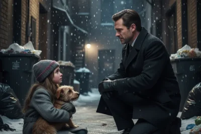 She thought the man in the expensive suit was there to take away her dog — but what he gave her that night changed both their lives forever.