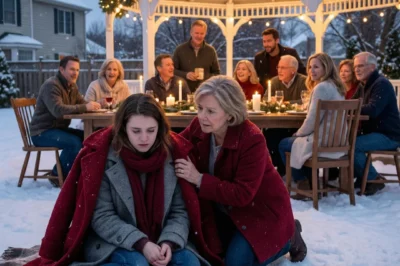 “FIVE WORDS THAT FROZE A ROOM ON CHRISTMAS NIGHT”