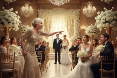 In the middle of my daughter’s lavish wedding, the groom’s mother pointed at me and burst out laughing.“Look at him! A failure of a man who couldn’t even give his daughter a proper dowry!”