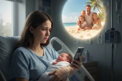 After my C-section, I texted the family group chat: “Please… can someone bring me a blanket or help me feed the baby?”