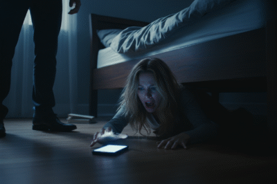 The following day, I pretended to leave for work and hid under my bed.