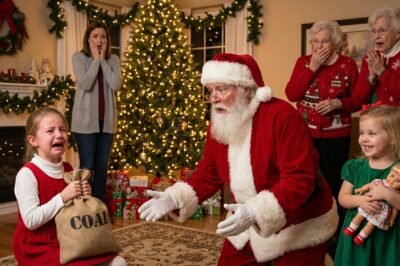 My father dressed as Santa, handed my 7-year-old daughter a trash bag and a lump of coal, and told her she was “too naughty”