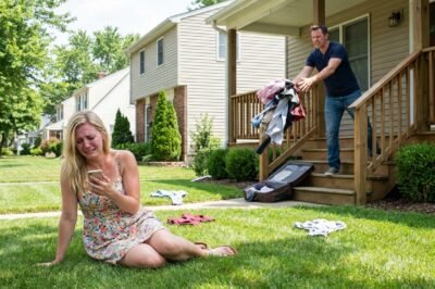 I came home to find my husband throwing my clothes out onto the yard. “You’re fired!” he screamed.