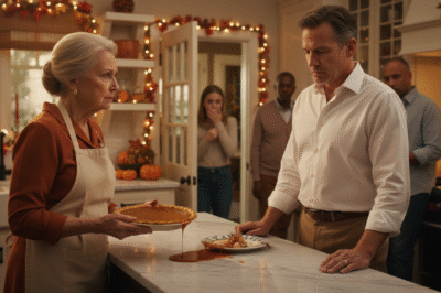 ‘Bring a Dish at 4.’ My Son Texted. I Walked In with Pumpkin Pie—And He Handed Me a Plate of Leftovers, Saying, ‘That’s All You Deserve.’ The Next Morning, I Opened My Bank App—and My Life.