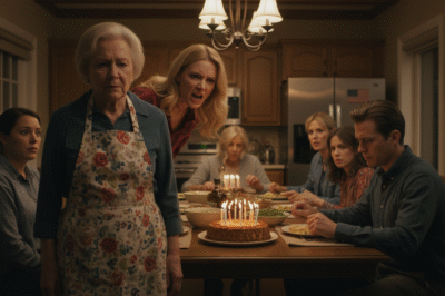 At my daughter-in-law’s birthday, in my own house and at the dining table I bought, she calmly said, “I didn’t invite you, please step outside.”