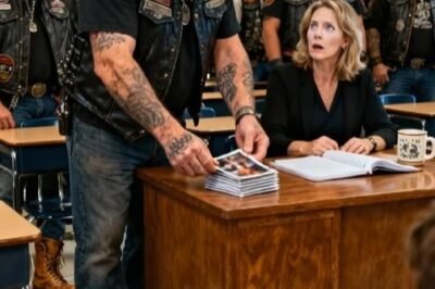 MONDAY, 7:58 A.M., ROOM 214 — the kind of North Carolina morning that smells like old coffee, floor wax, and a week already gone wrong.