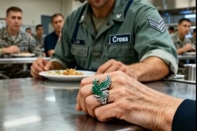 Under the hum of fluorescent lights and the quiet rhythm of metal trays, a man who was supposed to be invisible looked up—just once—and saw the impossible.