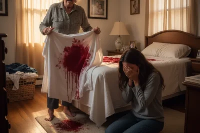 The young bride changed the sheets every single day — until her mother-in-law lifted the blanket and saw the blood beneath…