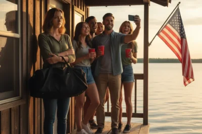 “Called a ‘freeloader’ right on the photos, the cabin ‘for family only,’ 847 likes rushed in to cheer — I typed exactly two words ‘Have fun’… the next morning, someone had to read the ‘rules of the game’ again.”