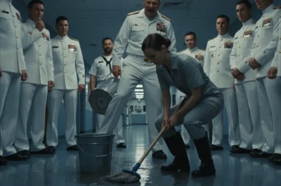 FROM MOP TO MISSION: The Janitor Who Made an Admiral Go Quiet