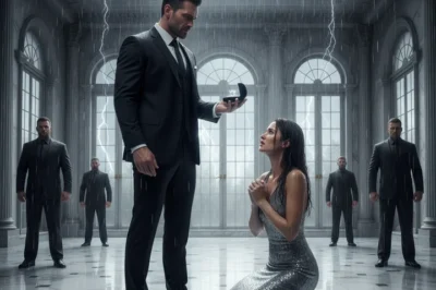 The daughter of his rival knelt down, begging the cold-blooded mafia boss to spare her life — but instead, the mafia boss slipped a wedding ring onto her finger…