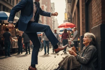 A newly rich millionaire kicked a poor beggar at the market, not realizing that she was the long-lost mother he had been searching for all these years…