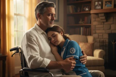 “Don’t move,” he whispered — not in command, but in confession. And for the first time, the richest man in the city sounded like a man begging to be human again.