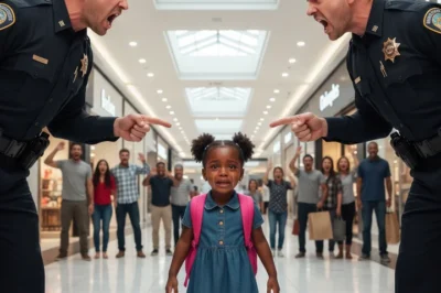 “Search her now!” two police officers shouted at the Black girl, accusing her of theft — but when her father arrived, they instantly regretted it..