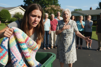 I watched my daughter-in-law toss my granddaughter’s baby blanket into the trash.