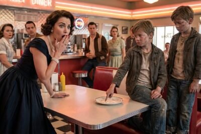 Two homeless boys approached my table, their eyes desperate yet surprisingly polite.