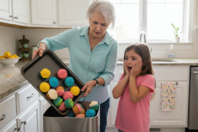 When my 9-year-old spent five hours baking cupcakes, only to see my mother throw them out and my sister mock her,