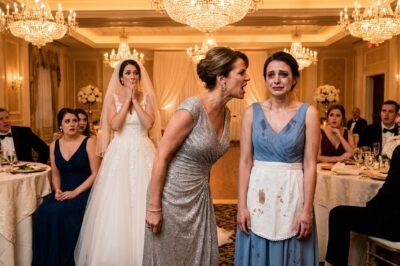 My stepsister tossed an apron at me during my dad’s wedding and told me to ‘go to the kitchen where I belong.’